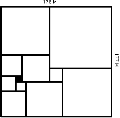 Diagram of dining room