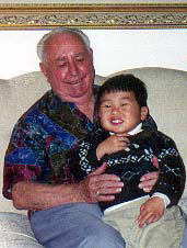Los Altos, with Grandpa Harry